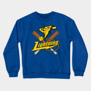 Lightning Baseball Team Logo Crewneck Sweatshirt